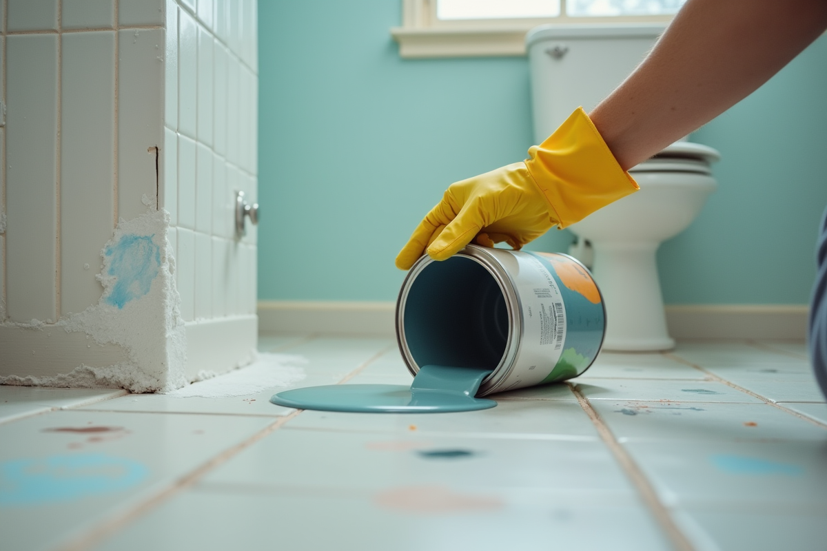 peinture salle de bain
