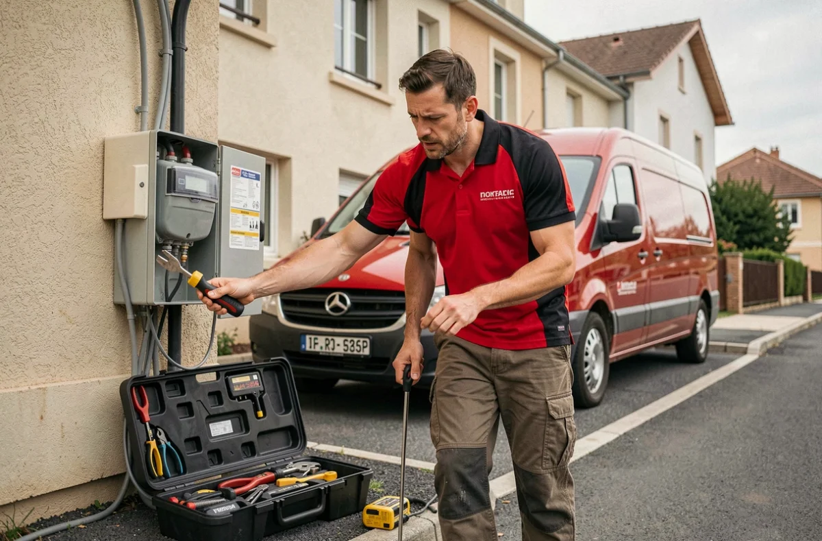SOS Dépannage : électricien arrivant en urgence à domicile pour un dépannage électrique dans le Var